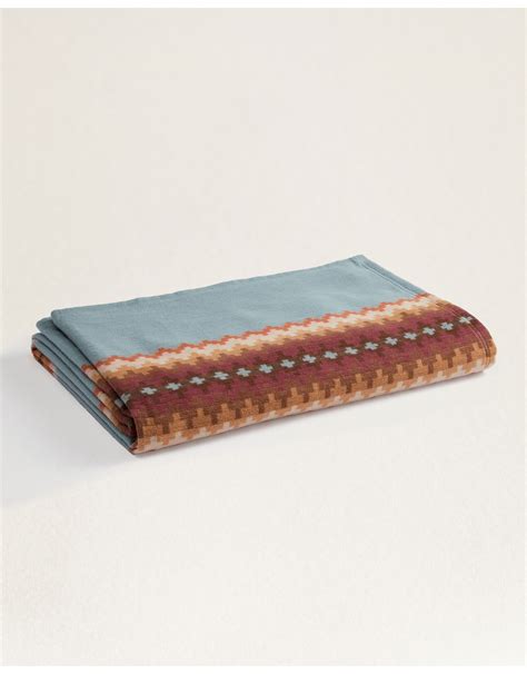 Pendleton Organic Cotton Jacquard Blanket Blanton Caldwell