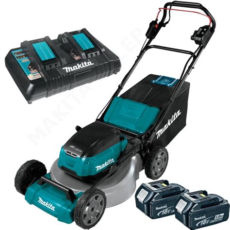 MAKITA DLM462PT2 Akumulatorowa Kosiarka 46cm 60L 2x18V LXT 2x 5 0Ah