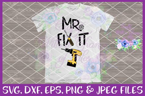 Mr Fix It Svg Miss Breaks It Svg Father Daughter Design 99406 Svgs