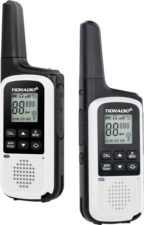 Amazon Tidradio Walkie Talkies For Adults Pack Rechargeable