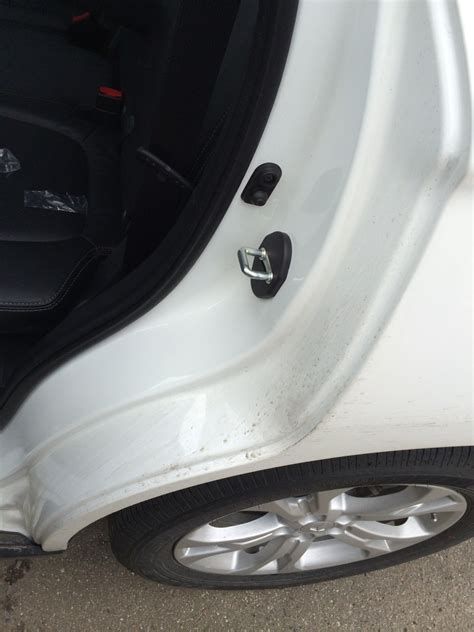 Накладки на замок двери. — Mitsubishi Outlander (3G), 2,4 л, 2012 года ...