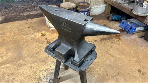 Building A Stand For My New Anvil 275 Pound Peddinghaus YouTube