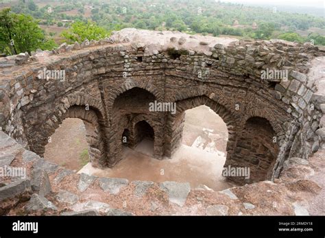 Ruins Near Rani Rupmati Pavilion Constructed On The Edge Of The