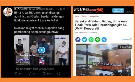 TERUNGKAP VIDEO Lama Pernyataan Bima Arya Terkait Kasus HRS RS