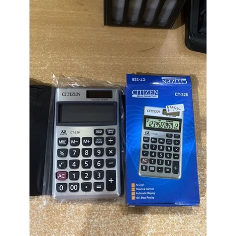 Jual Kalkulator Calculator Saku Citizen Ct Kw Digits Murah