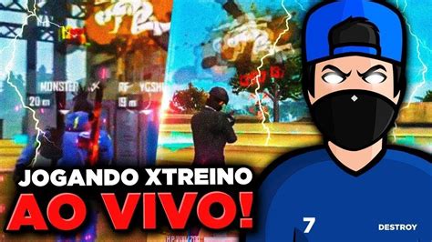 FREE FIRE AO VIVO TREINANDO A LINEJOGANDO X TREINO AO VIVO 16