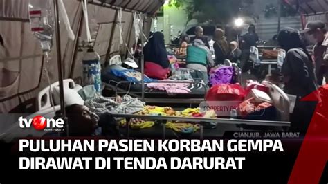 Puluhan Pasien Korban Gempa Masih Dirawat Di RSUD Sayang TvOne YouTube