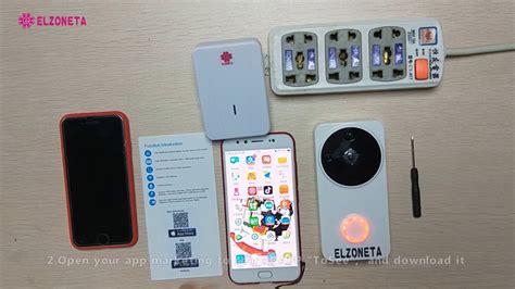 Elzoneta Doorbell Camera Setup Guide Ios Android Wall Installation