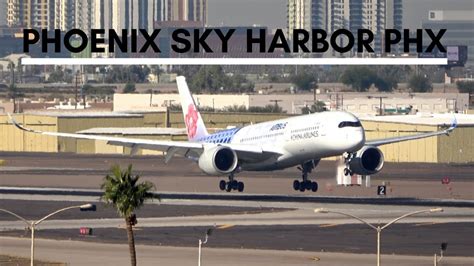 4K 21 AMAZING Aircraft Take Off And Landings At Phoenix Sky Harbor