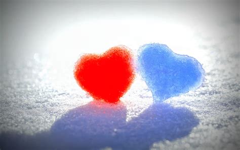 Snow Hearts, HD Love, 4k Wallpapers, Images, Backgrounds, Photos and ...