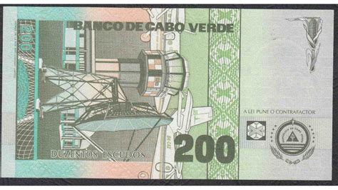 Кабо Верде 200 эскудо 1992 CABO VERDE 200 escudos 1992 P 63a UNC