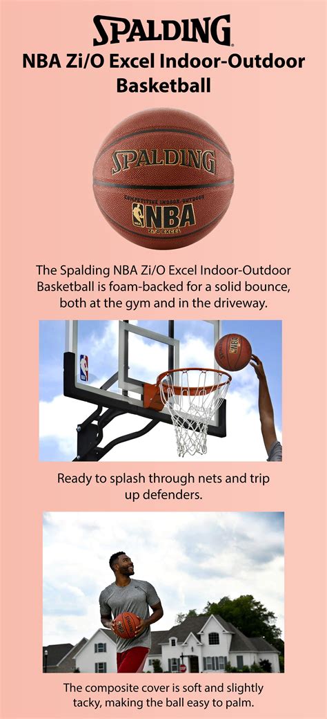 SPALDING NBA Zi/O Excel Indoor-Outdoor Basketball - 29.5 Inch UAE ...