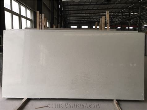 Artificial White Sparking Quartz Stone Countertops From China