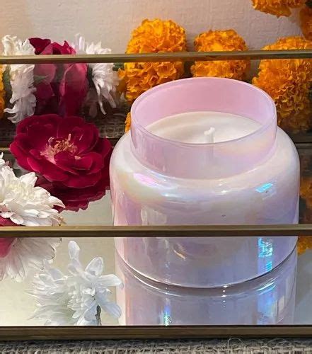 Soy Wax White Glass Candle Jar 50 Gm At Best Price In New Delhi Id 24359509355