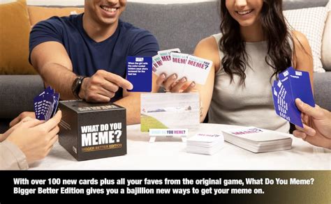 Amazon.com: WHAT DO YOU MEME? Bigger Better Edition — Party Games for ...