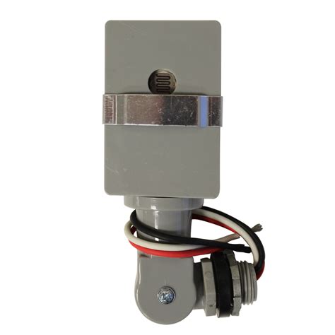 Westek At15sw 4 2000 Watt Stem Mount Light Control With Swivel Base Gray