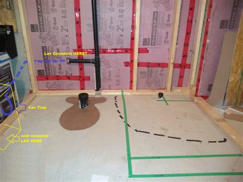 Basement Bathroom Rough In Planning Plumbing Diy Home Improvement