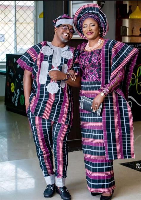 Best And Remarkable Aso Oke Styles For Couples Ladeey