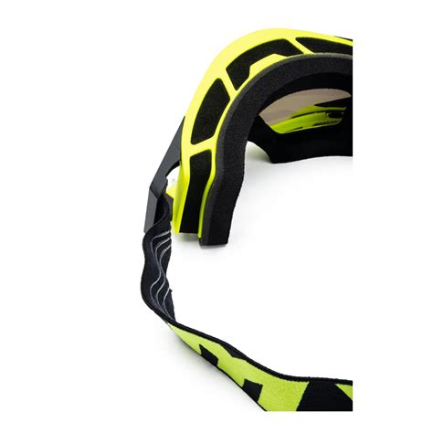 Gogle Motocyklowe IMX SAND FLUO YELLOW MATT BLACK SZYBA SILVER IRIDIUM