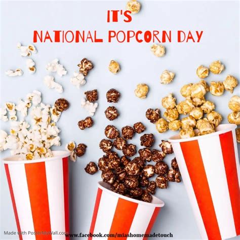 National Popcorn Day Postermywall