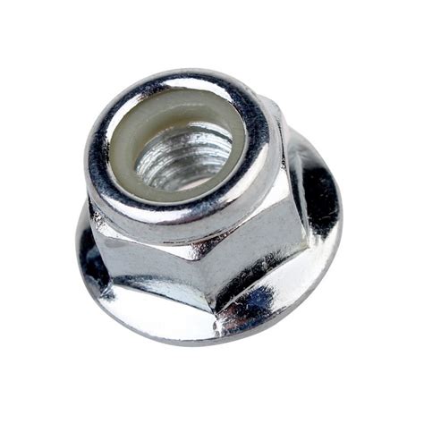 M3 M4 M5 M6 M8 Flanged Nyloc Nuts Flange Nylon Insert Locking Nut White