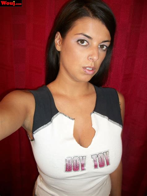 Good Looking Brunette Girl Teasing With Her Big Cleavage 15 Photos