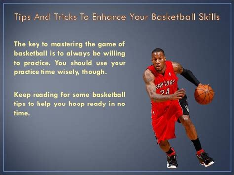 Tips and tricks to enhance your basketball skills