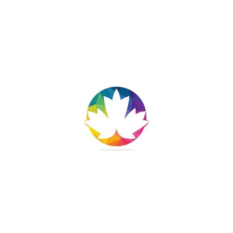 Maple leaf logo design. Canada symbol logo. 13156582 Vector Art at Vecteezy