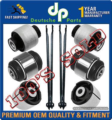 REAR AXLE TRAILING CONTROL ARMS BUSHINGS SUSPENSION For BMW E36 E46 KIT