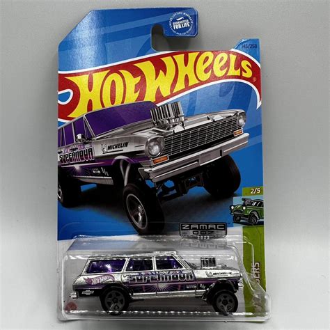 Hot Wheels ‘64 Nova Wagon Gasser HW Gassers ZAMAC... - Depop