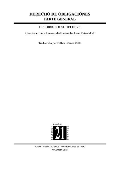 S S Lectura Intro Derecho De Obligaciones Derecho De Obligaciones