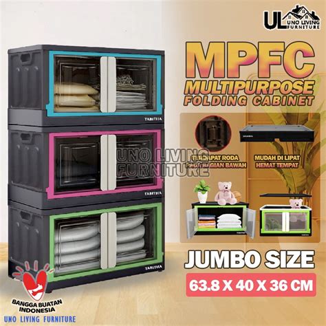 Jual Lemari Lipat Plastik Tabitha Jumbo Container Box Multipurpose