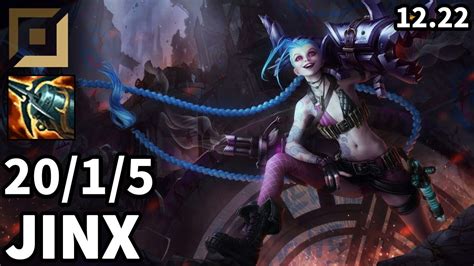 Jinx ADC Vs Caitlyn KR Master Patch 12 22 YouTube