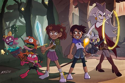 The Owl House And Amphibia Crossover