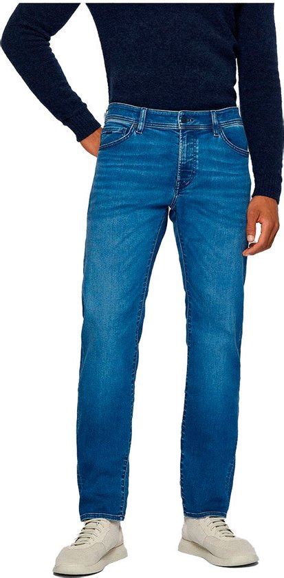 BOSS Maine Jeans Heren Medium Blue W33 X L32 Bol