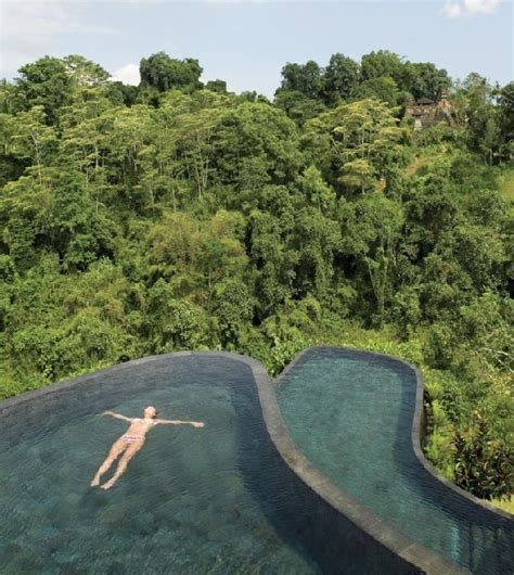 Stacked Infinity Pools in a Bali Rainforest [PICs]