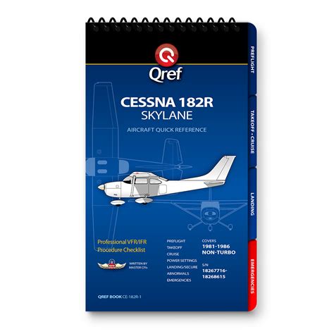 Cessna R Skylane Multi Page Qref Checklist Ce R