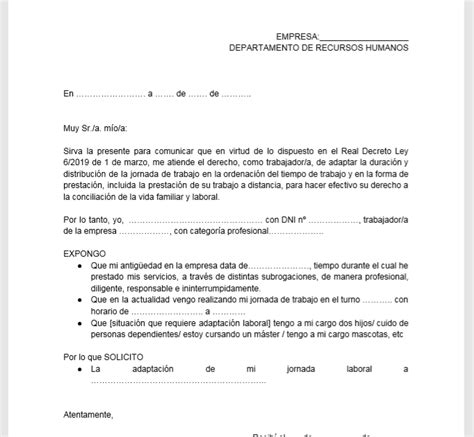 Modelo De Carta Para Solicitar Cambio De Jornada Escolar Actualizado