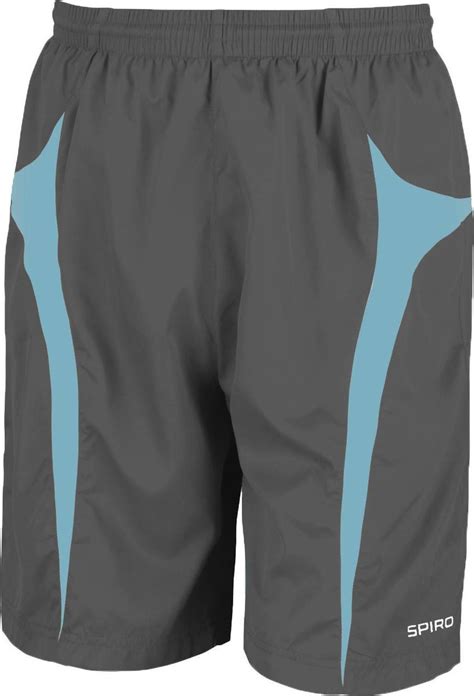 Spiro Micro Team Sports Shorts Men Greyaqua • Price