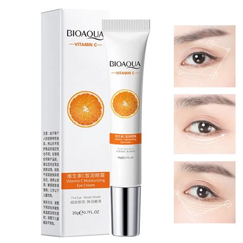 Bioaqua Vitamin C Eye Cream Anti Dark Circles Moisturizing Eyes Contour