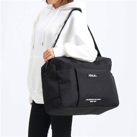 最大40★815限定 ミルクフェド ボストンバッグ Milkfed バッグ Boston Bag 2way ボストン 大きめ 斜めがけ