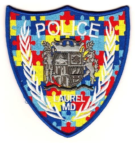 Laurel Maryland Police Autism Awareness Patch Issued In Flickr