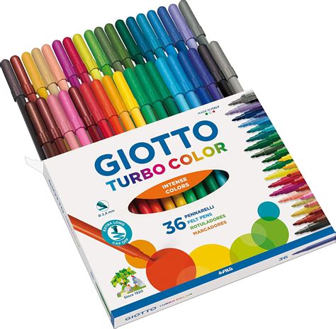 Giotto 4180 00 Turbo Color Pennarelli In Astuccio Multicolore No