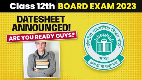 Cbse Date Sheet 2023 Announced Cbse Date Sheet 2023 Class 12 Cbse