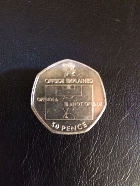 Football Offside Rule Explained Olympic 50p Fifty Pence Rare 1779007496