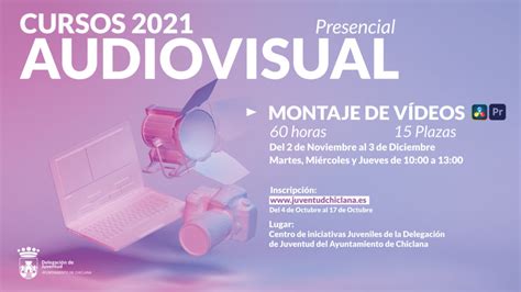 Abierta la inscripción para el curso de montaje de vídeo que pone en