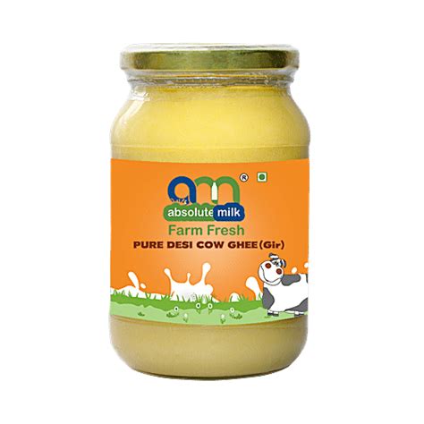 Buy Absolute Milk Farm Fresh Pure Desi Gir Cow Ghee Online At Best