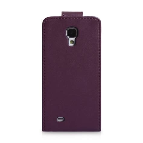 Samsung Galaxy S4 Faux Purple Leather Flip Case Mobi