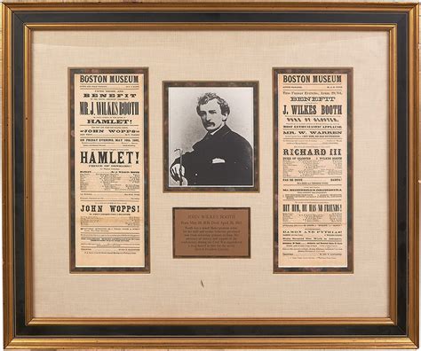 Two 1864 John Wilkes Booth Theater Posters