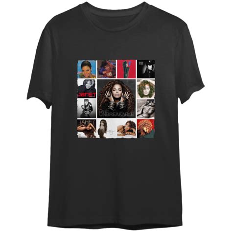 Janet Jackson Album Shirt Together Again Tour 2023 Double Sided Shirt